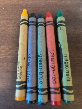 Retired Crayola Crayons
